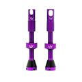 TUBELESS VALVE (MK2)+TAPPO X RIM+TIRAR 60MM VIOLET PY-TV2-60-VLT PEATY'S